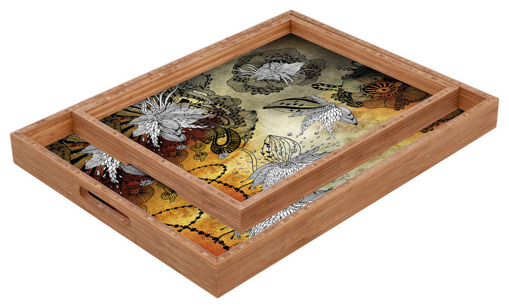 Deny Designs Iveta Abolina Nightplay Rectangular Tray