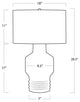 Regina Andrew Lewis Ceramic Table Lamp, Black, Black