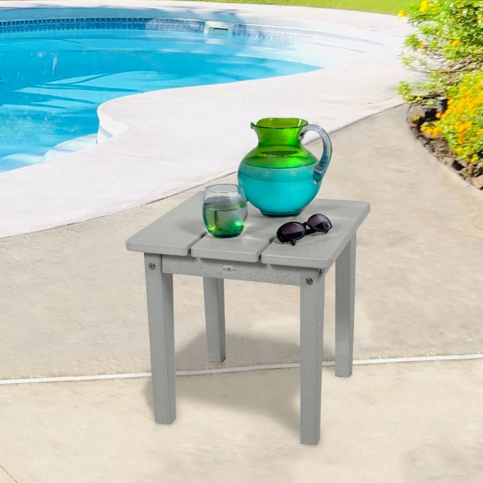 Adirondack Small Side Table, Cove Gray