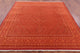 8' Square Wool & Silk Persian Tabriz Hand Knotted Rug - Q13007