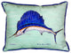 Sailfish - Teal Large Indoor/Outdoor Pillow 16x20