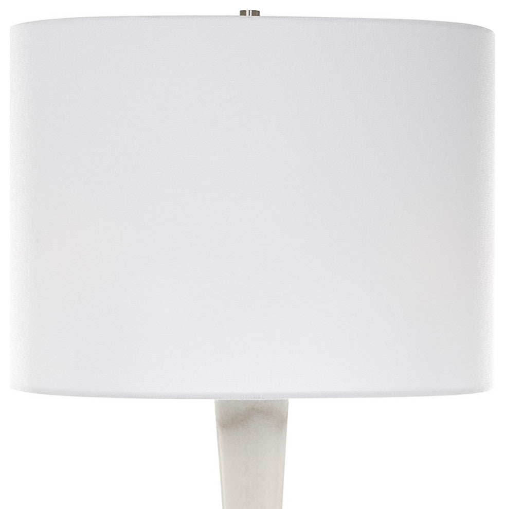 Uttermost Hourglass White Table Lamp 30064