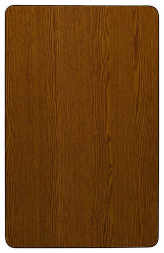 30''Wx48''L Oak Hp Laminate Activity Table-Adjustable Legs