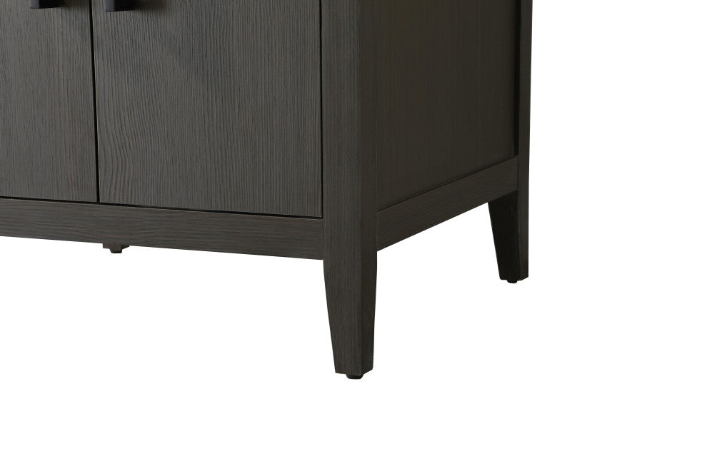 Home Living 24" Single Bathroom Vanity, Mocha Brown