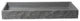 ALFI brand ABCO39TR 39" Solid Concrete Gray Matte Trough Sink for the Bathroom