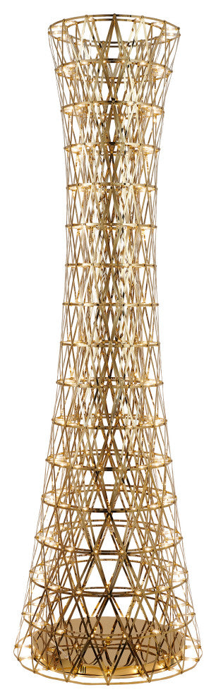 Bethel International BE30F22G LED Floor Lamp Gold