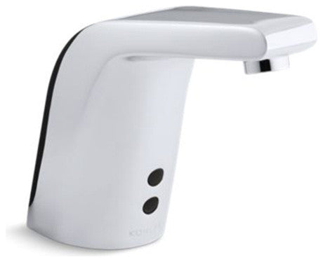 Kohler Sculpted single-hole Touchless commercial bathroom sink faucet, Chrome