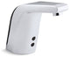 Kohler Sculpted single-hole Touchless commercial bathroom sink faucet, Chrome