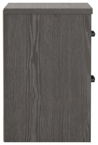 Carroll Stone Brown 2-Drawer Nightstand