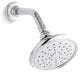 Bellis Air-Induction Showerhead With Arm, Polished Chrome