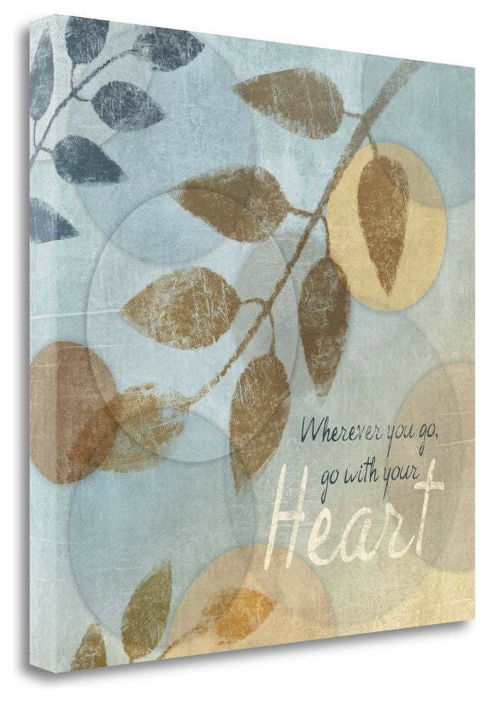 "With Your Heart" By Piper Ballantyne, Giclee Print on Gallery Wrap Canvas