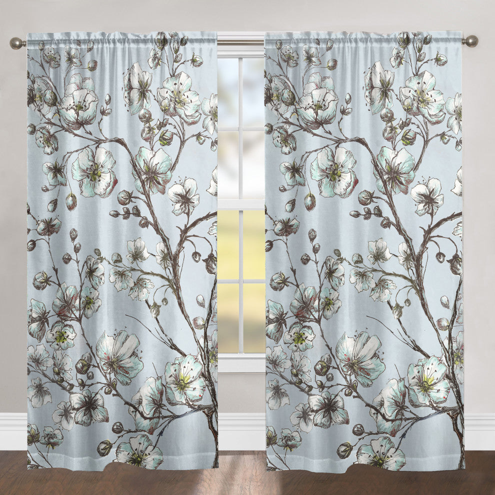 Morning Blossoms 84", Blackout Window Panel