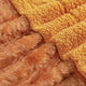 Plain Faux Fur Throw Blanket, Burnt Orange, 60"x80"