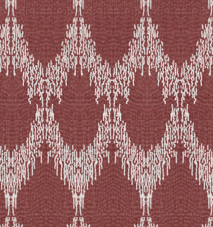 Peace 2, Geometric Print Placemat, Maroon (Set of 4), 18 x 14"