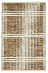 Dash & Albert Malta Natural Handwoven Wool Rug, Ivory, 5' x 8'