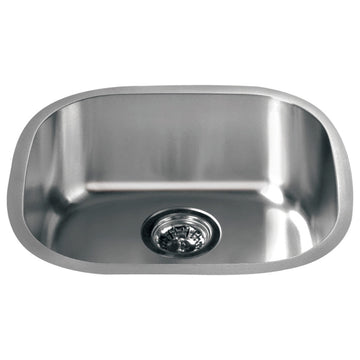 Dawn 3238 Stainless Undermount Rounded Prep/Bar Sink