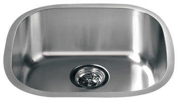 Dawn 3238 Stainless Undermount Rounded Prep/Bar Sink