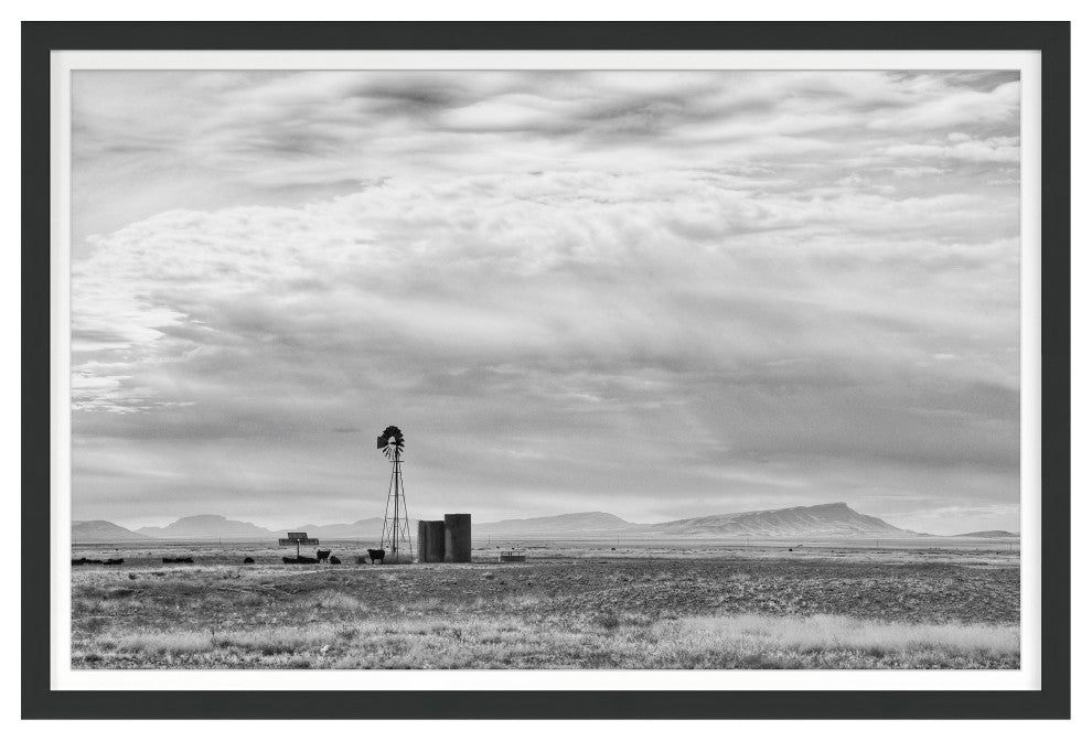 The Windmill Fine Art Print, Black, 30"x45"