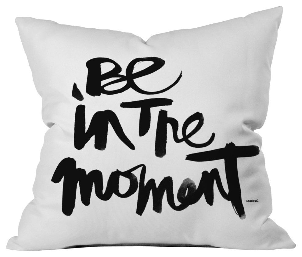 Kal Barteski Be In The Moment Outdoor Throw Pillow