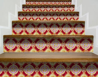 4" X 4" Golden Ruby Removable Peel And Stick Tiles