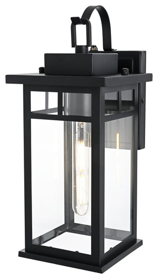 Home Living 6.5" Outdoor Wall Sconce, Black