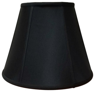 Royal Designs Empire Lamp Shade, Black, 8"