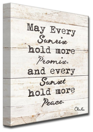 Every Sunrise & Sunset' Inspirational Canvas Art by Olivia Rose