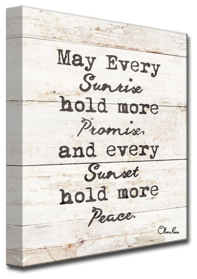 Every Sunrise & Sunset' Inspirational Canvas Art by Olivia Rose