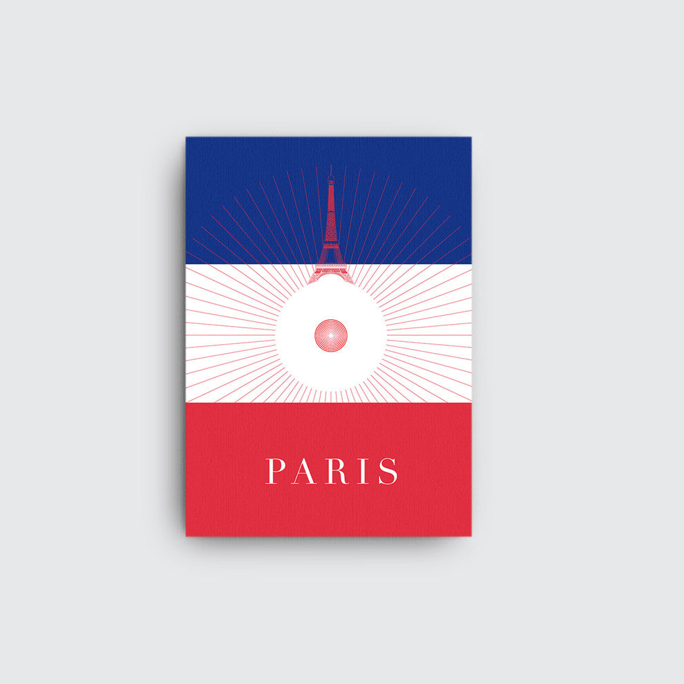 "See You Again, Paris" Canvas Art, 11"x16"