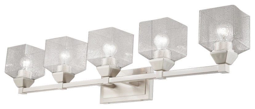 Aragon 5 Light Brushed Nickel Vanity Sconce