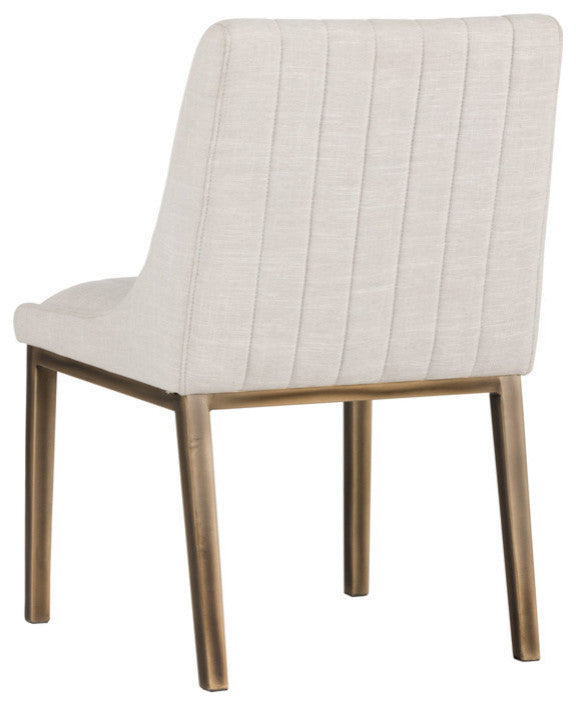 Halden Dining Chair, Beige Linen, Set of 2