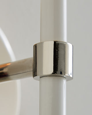 Monroe Small Single Sconce, Polished Nickel