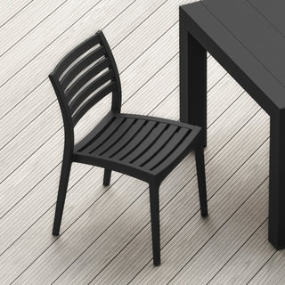 Compamia Ares Outdoor Dining Chairs, Set of 2, Black