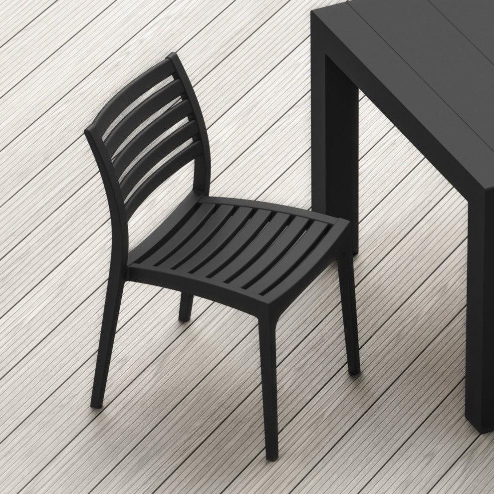 Compamia Ares Outdoor Dining Chairs, Set of 2, Black