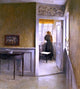Peter Vilhelm Ilsted Looking Out The Window, 20"x25" Gallery Wrapped Canvas