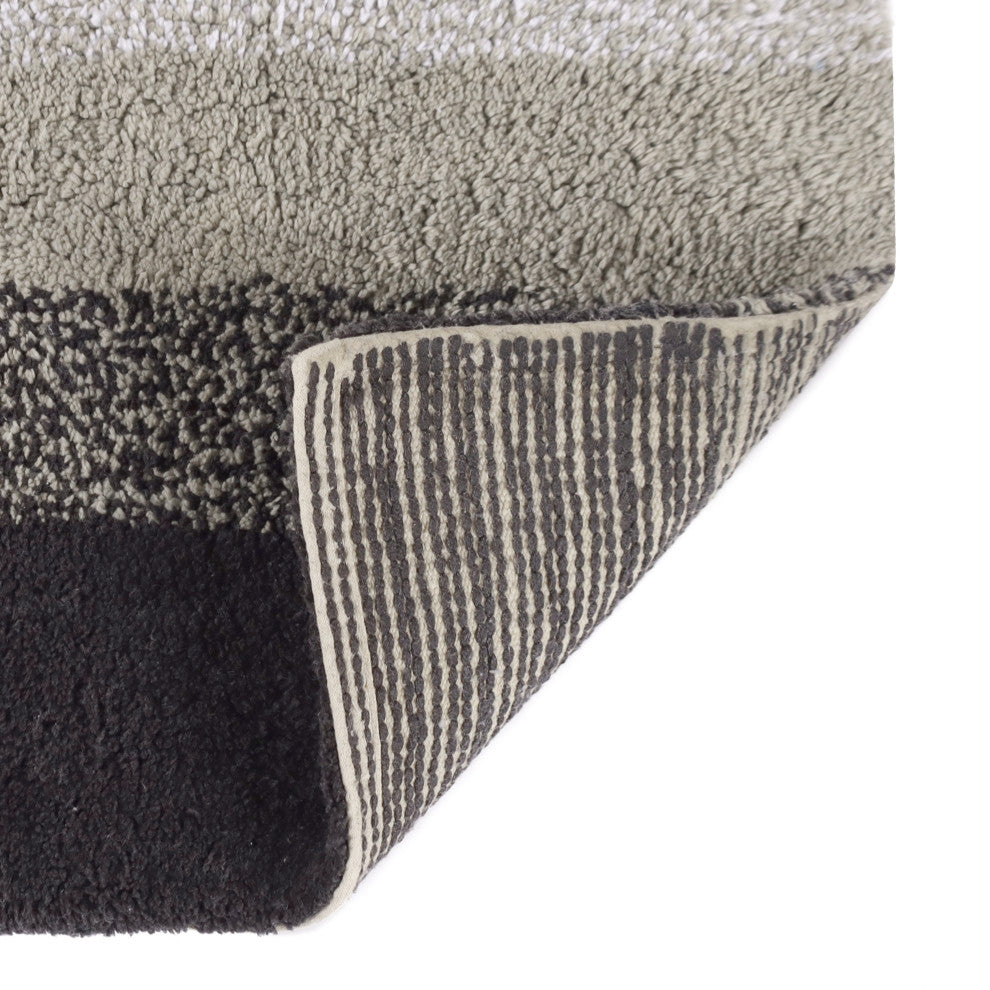 Avebury Cotton Bath Mat, Gray, 21x34