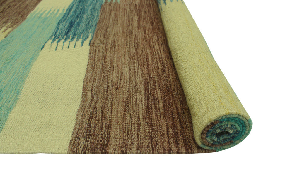 Winchester Kilim Roza Brown/Gold Rug, 5'6x7'9
