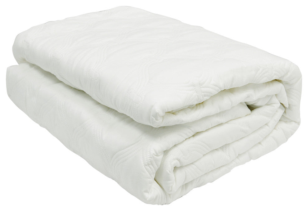 Bradley Down Alternative Quilts Set, White, Queen