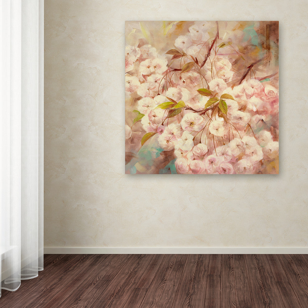 'Rose Bush I' Canvas Art by Li Bo