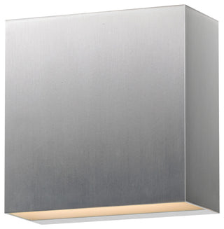 ET2 E23222 Cubed 6" Tall LED Wall Sconce - Satin Aluminum