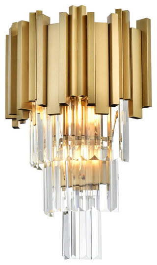 Home Living 12" Wall Sconce, Satin Gold