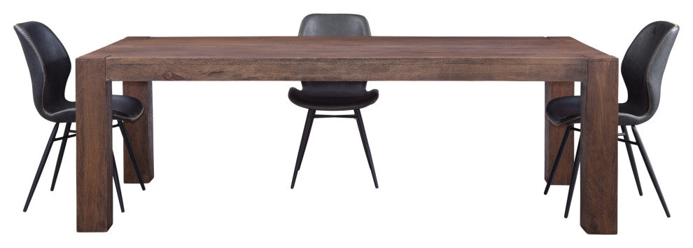 Walsh Dining Table - Rustic Brown Mango