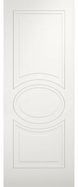 Slab Door Panel / Mela 7001 Matte White / Finished Doors, 30" X 96"