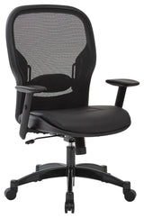 Professional Breathable Mesh Back Chair With Bonded Leather Seat