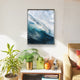 Ocean Wave Art Wooden Wall Art, Small 12x9