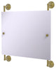 Prestige Que New Landscape Frameless Rail Mounted Mirror, Satin Brass