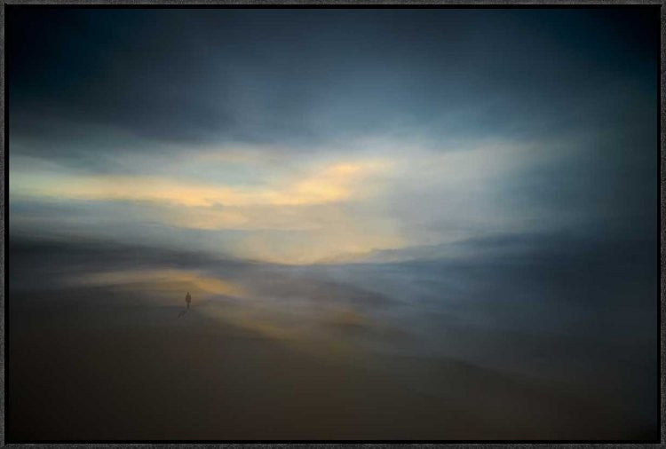 "Walk Along The Edge Of Nowhere"  by Santiago Pascual Buye, 31x21"