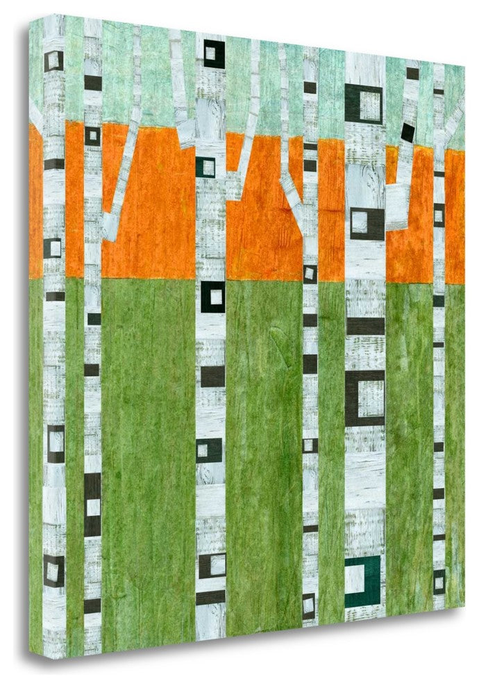 "Spring Birches" By Michelle Calkins, Giclee Print on Gallery Wrap Canvas