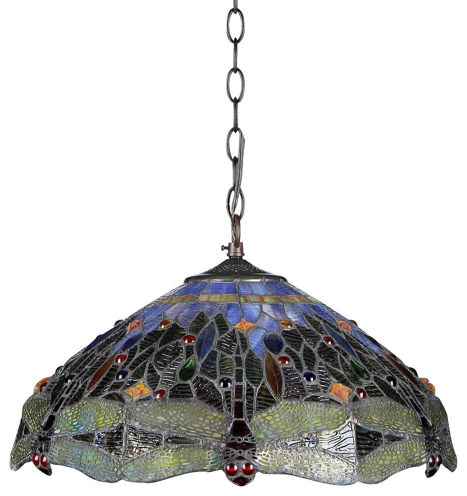 Dragan 3-Light Dragonfly Ceiling Pendant Fixture