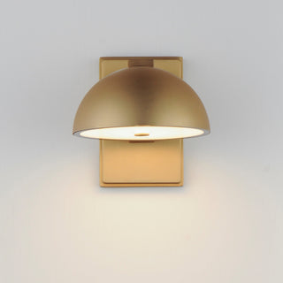 ET2 E30245 Cauldron 7" Tall LED Outdoor Wall Sconce - Gold